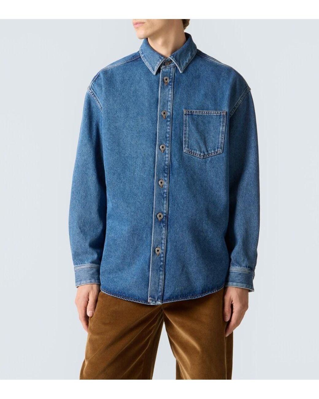 Loewe Jeanshemd in Blue für Herren