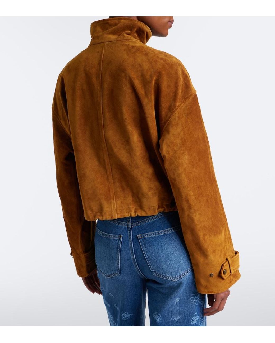 Veronica Beard Brown Bateman Suede Jacket