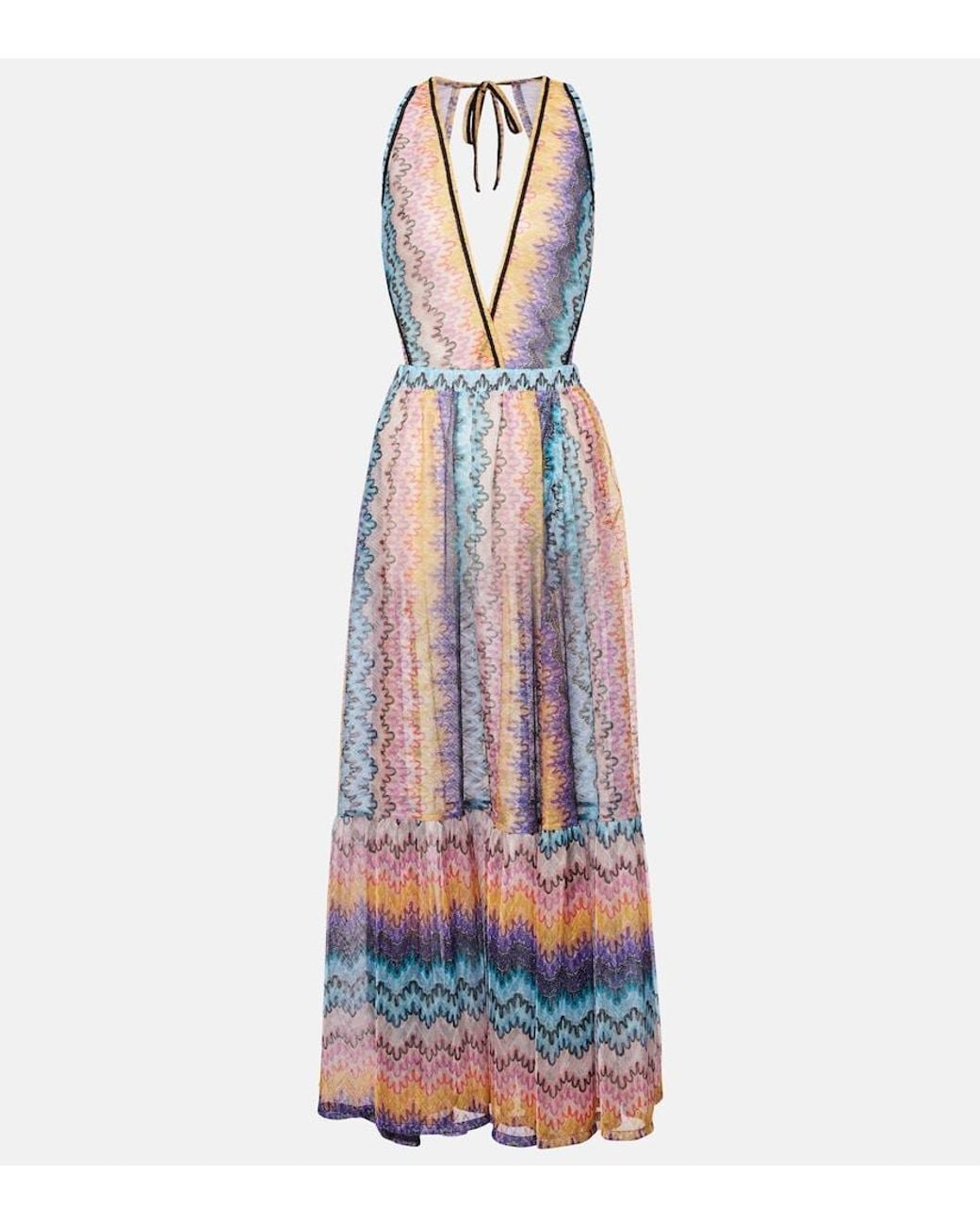 Missoni White Wave Beach Dress