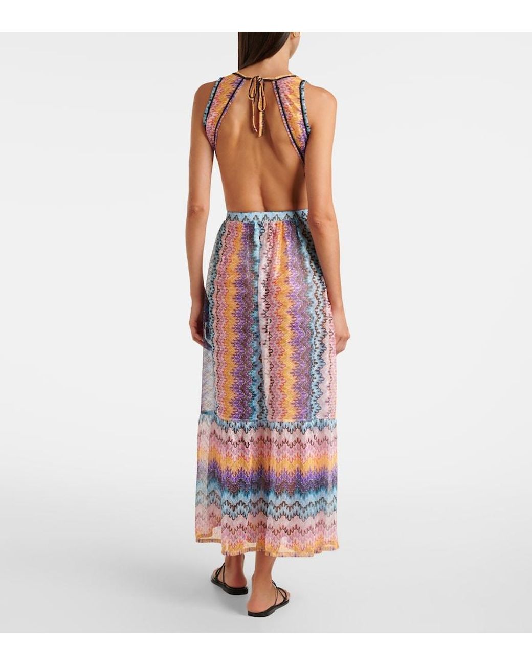 Missoni White Wave Beach Dress