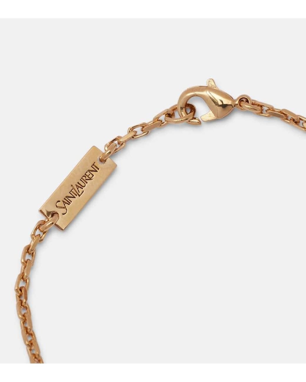 Pulsera Cassandre Saint Laurent de color Metallic