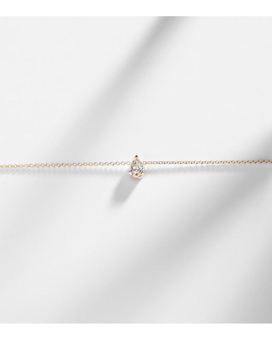 Sophie Bille Brahe White Sky Simple 18Kt Necklace With Diamond