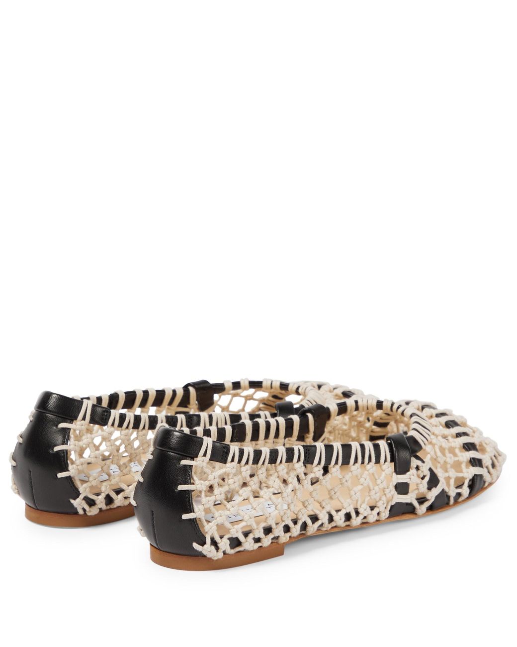Gabriela Hearst Armar Crochet Ballet Flats in Natural | Lyst