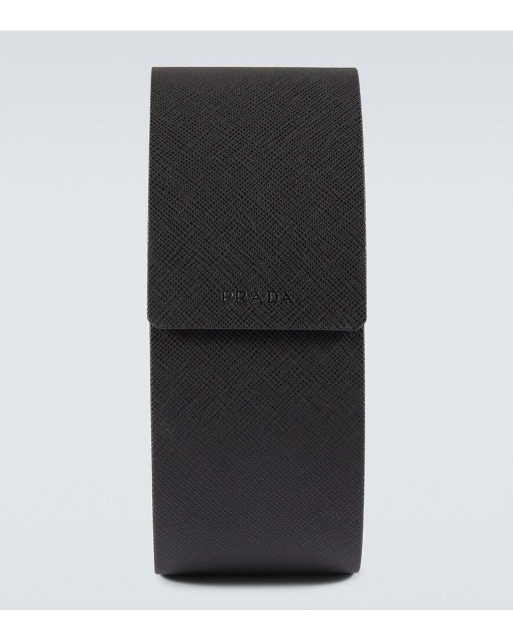 Prada Black Rectangular Sunglasses for men