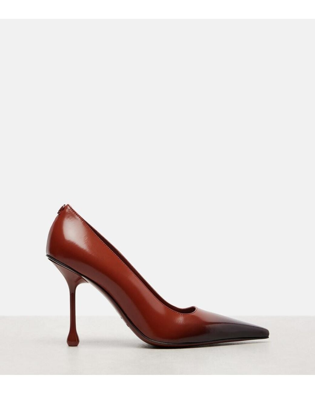 Jimmy Choo Red Ixia 95 Leather Pumps