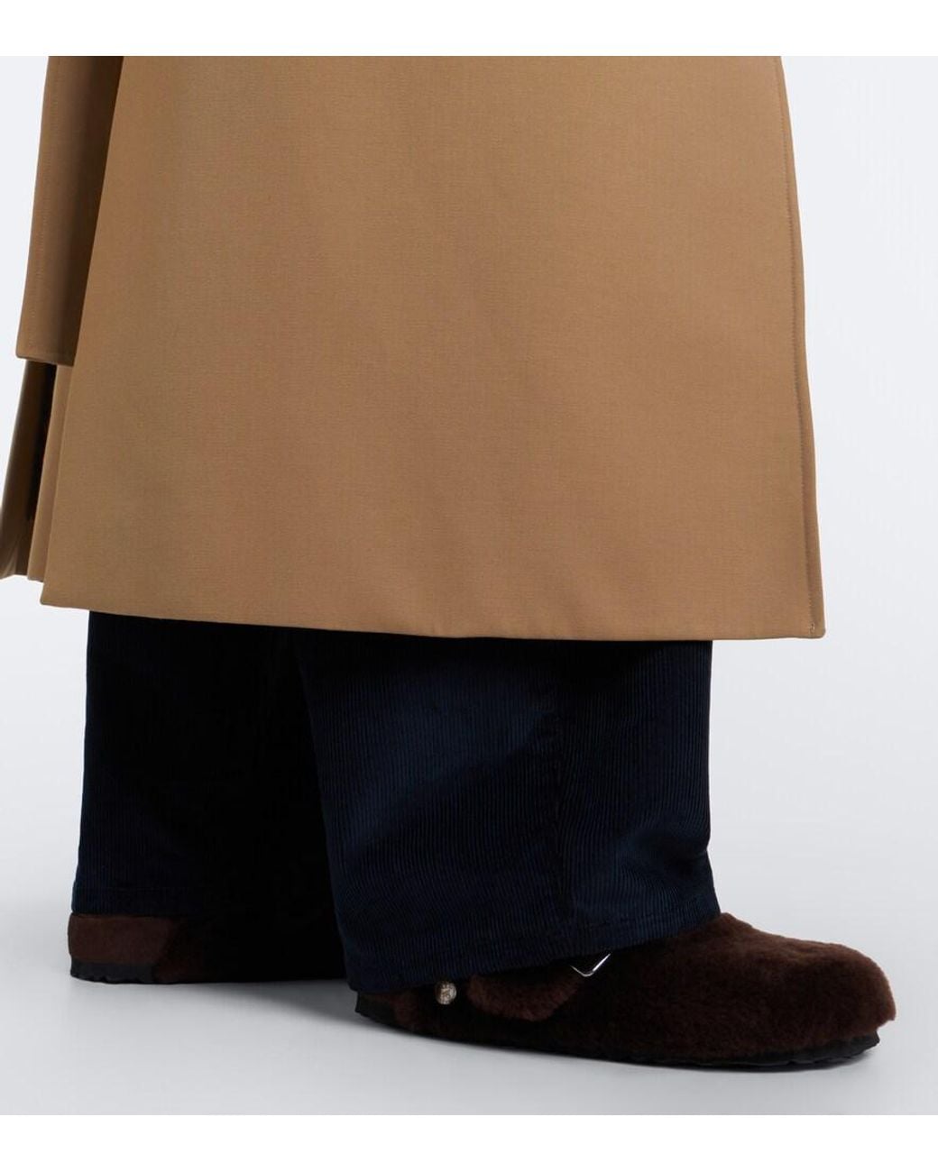Birkenstock Boston Shearling Clogs in Brown | Lyst