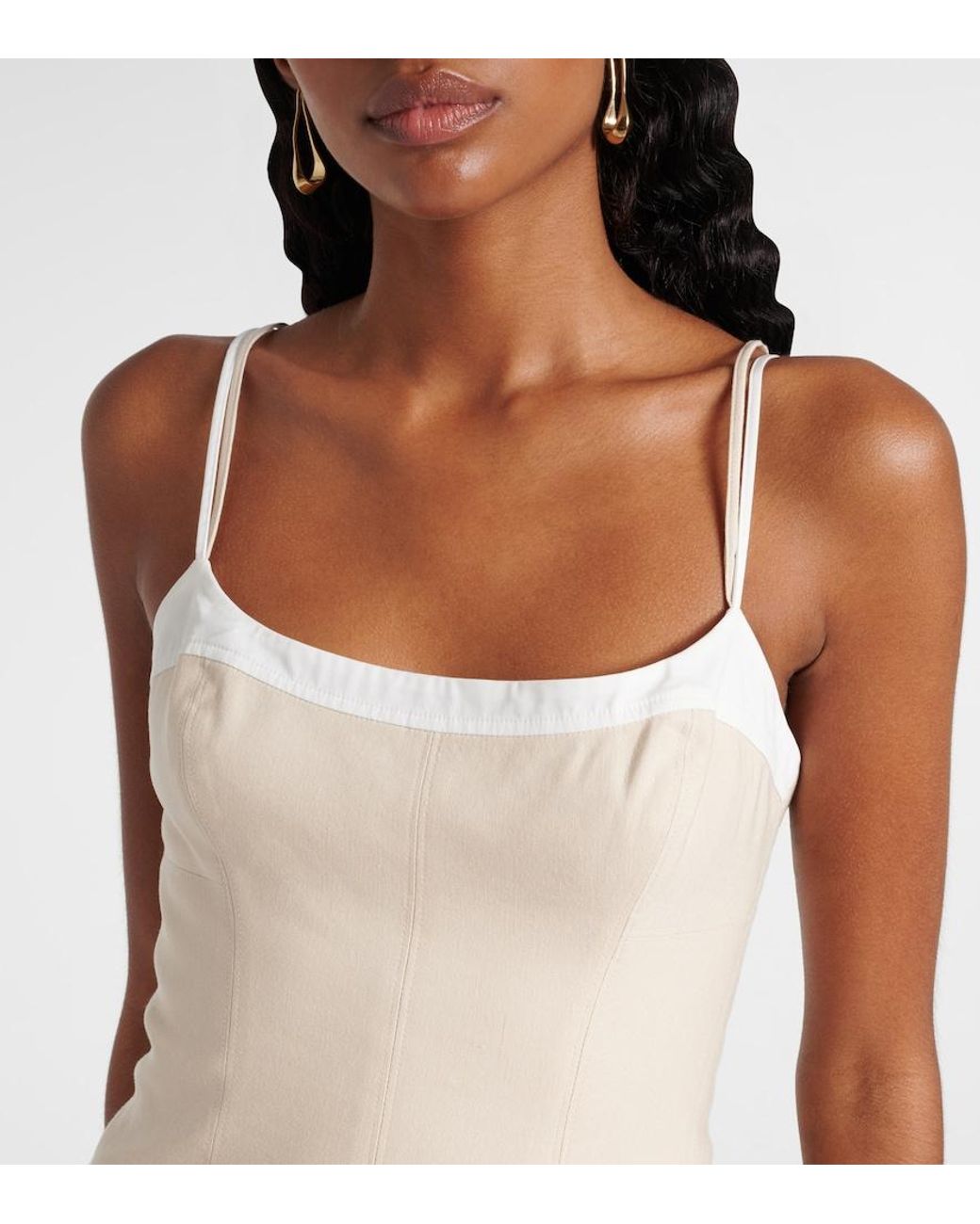 Jonathan Simkhai White Fifi Minidress