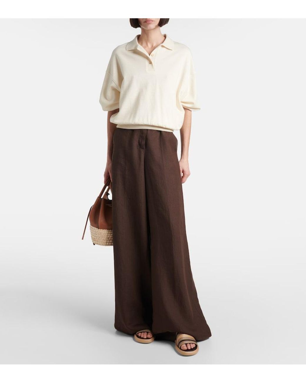 Tod's Brown Pantoletten