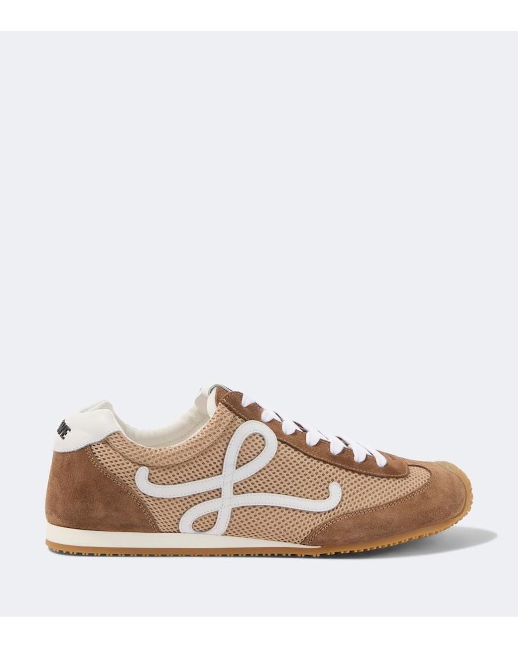 Loewe Natural Ballet Runner 2.0 Suede-Trimmed Sneakers for men
