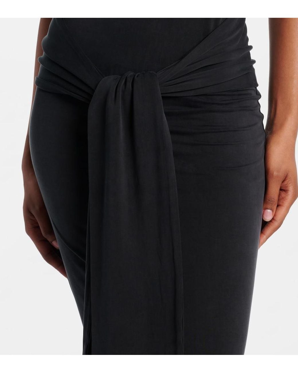 Robe Balmain en coloris Black