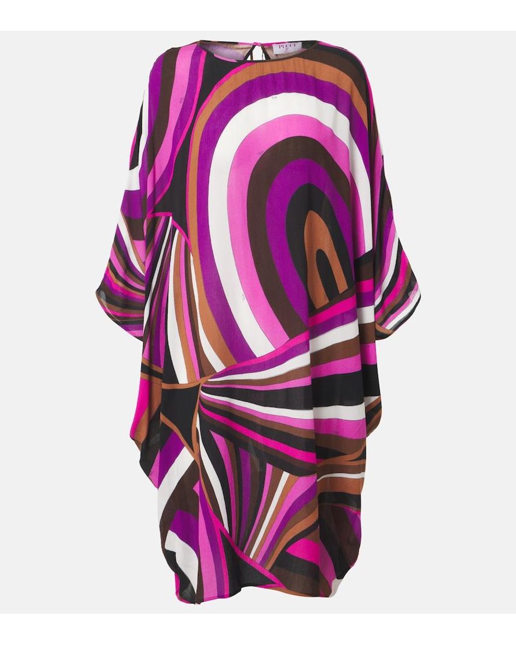 Emilio Pucci Purple Iride Garza Kaftan