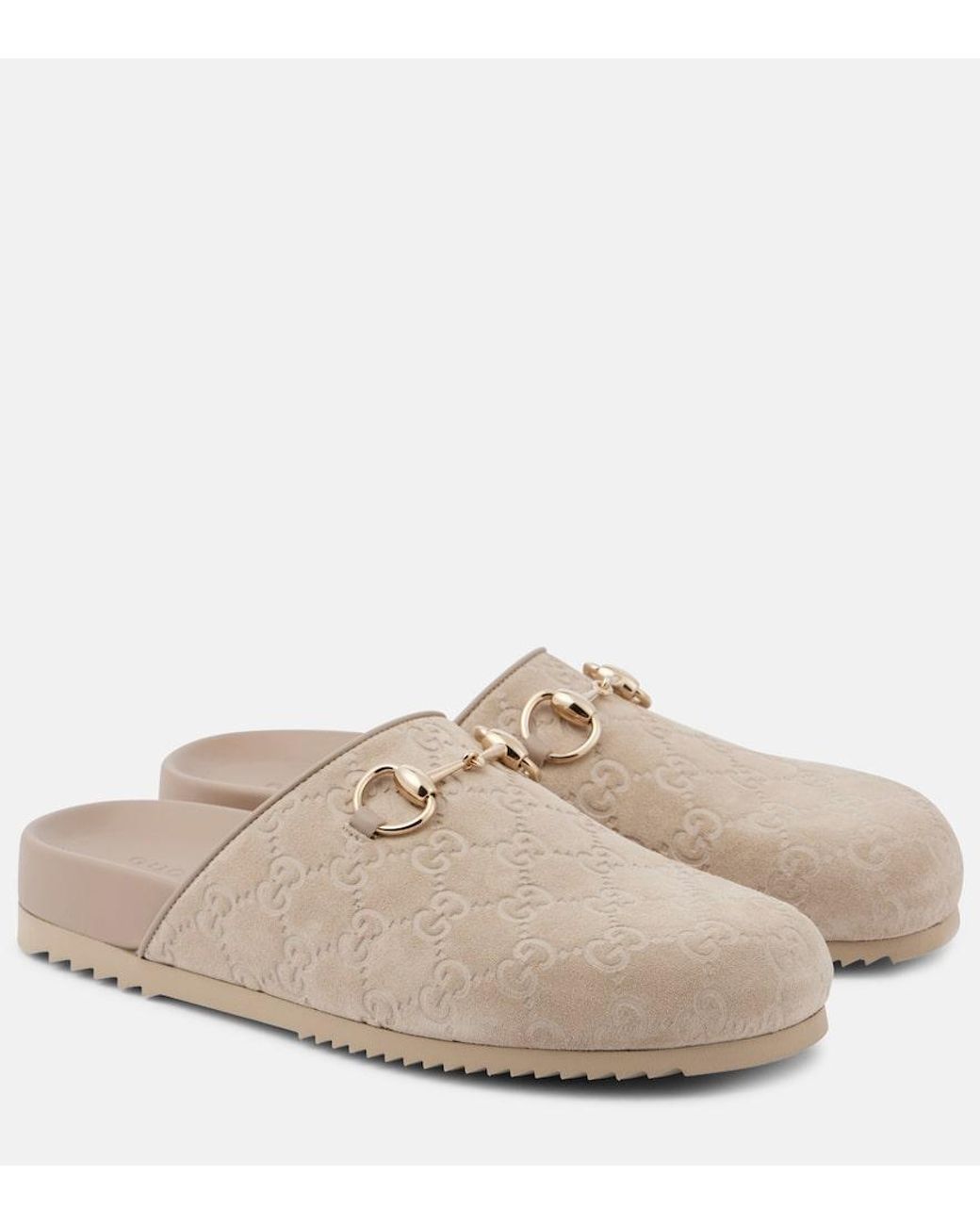 靴 Gucci Beige bow GG mules 靴 Gucci Beige bow GG mules Gucci Brown/Beige GG Canvas