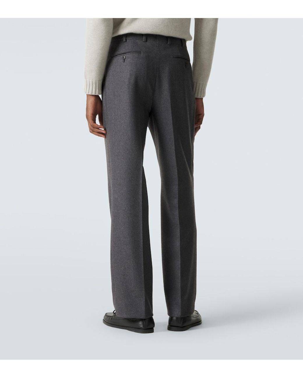 Saman Amel Anzughose Aus Wolle in Gray für Herren