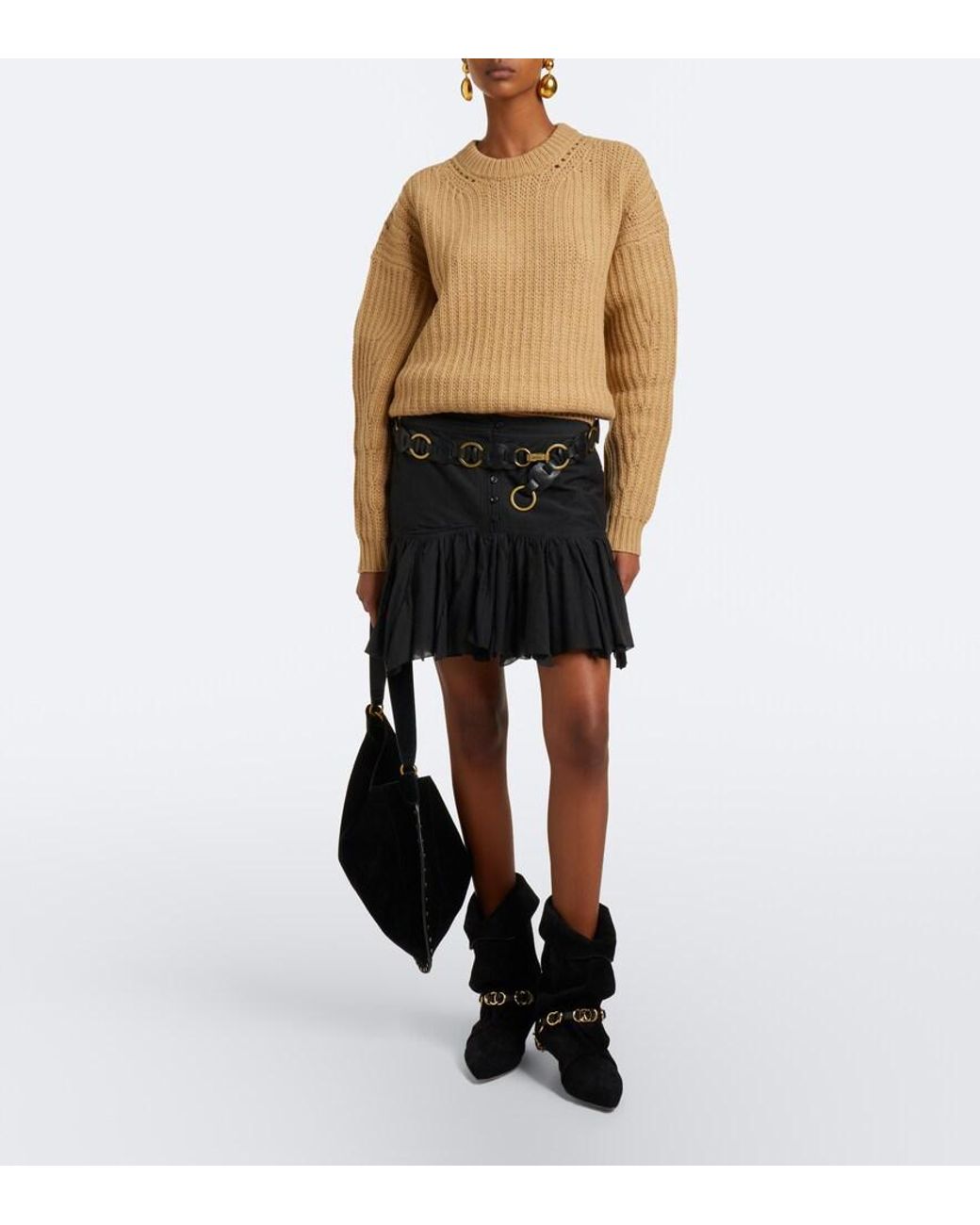 Isabel Marant Natural Lucrecia Wool Sweater