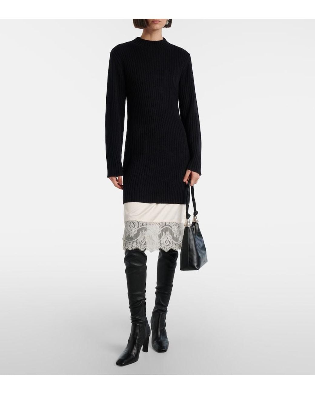 Borsa A Spalla Cuff di Staud in Black