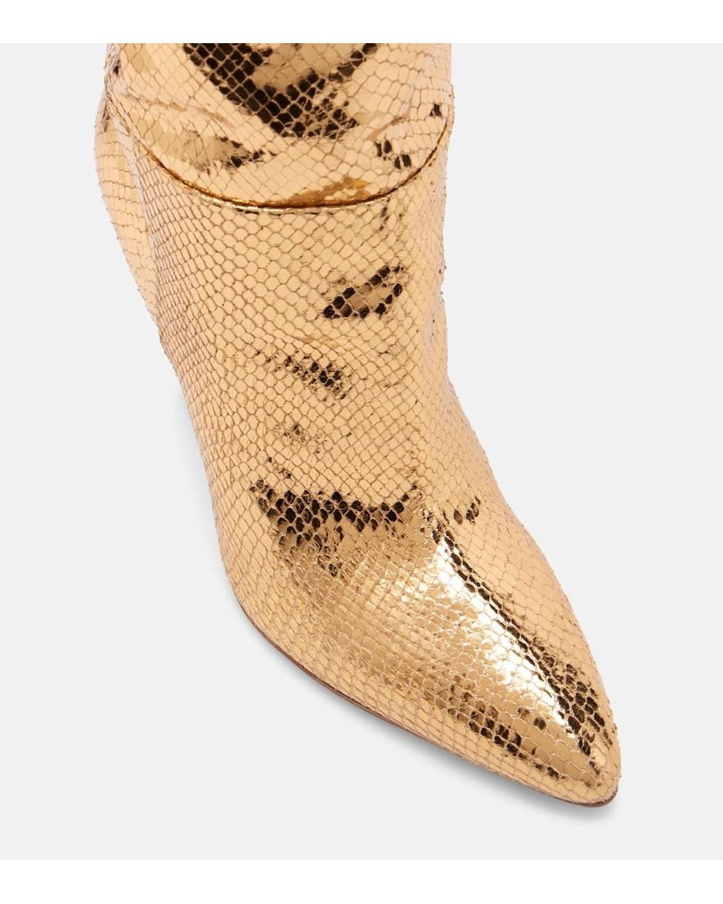 Paris Texas Metallic Elsa 100 Leather Over-The-Knee Boots