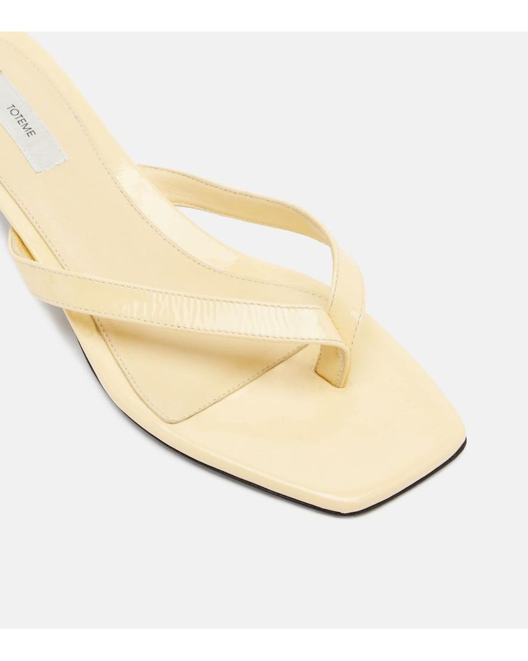 Totême Natural Leather Thong Sandals