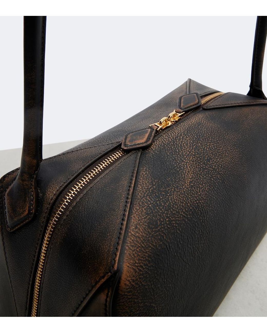 Alaïa Black Le Bouledogue Leather Shoulder Bag