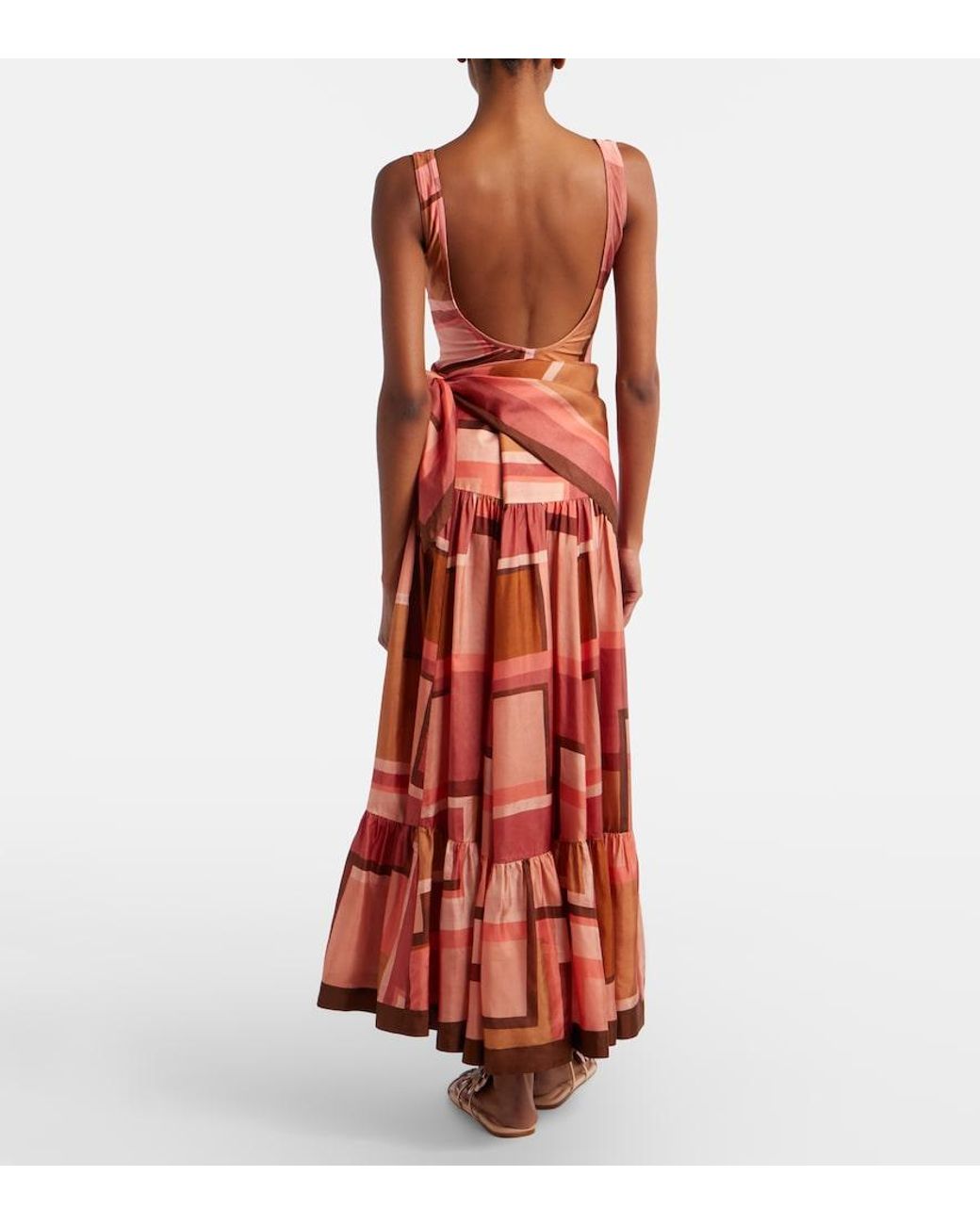 Gonna Lunga Como di Zimmermann in Red