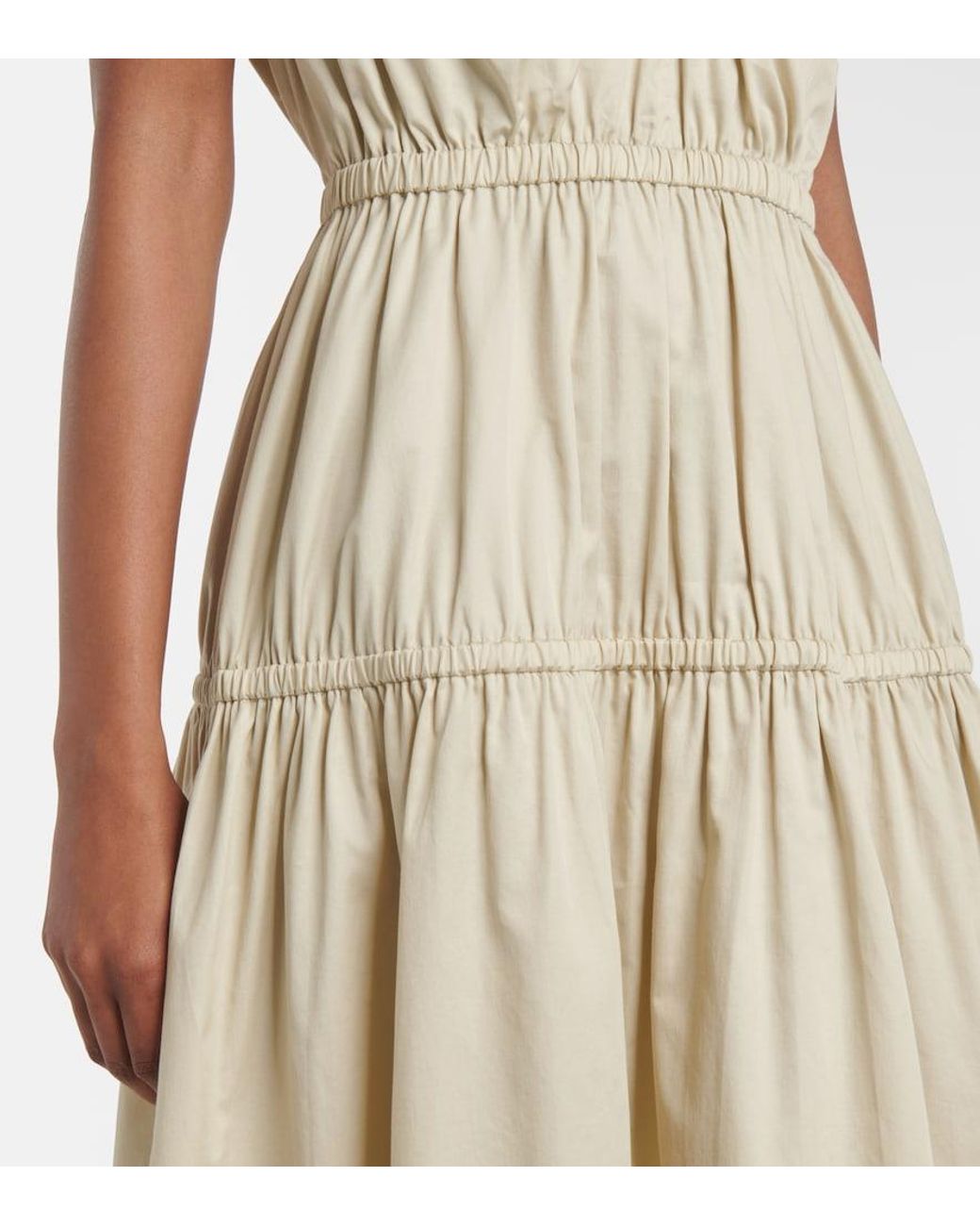 Joseph Natural Cotton Midi Dress