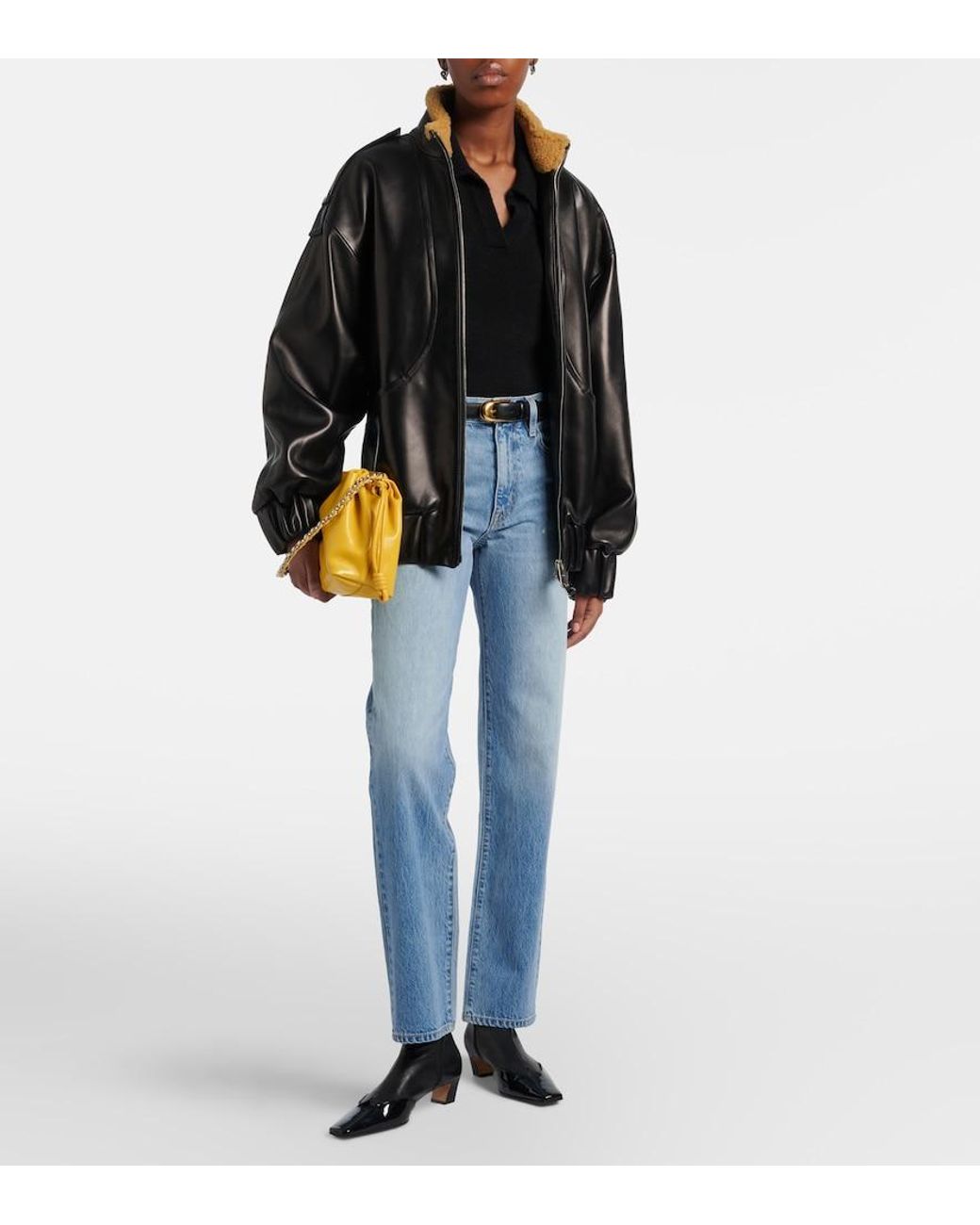 SLVRLAKE Denim Blue Kendra Straight Jeans