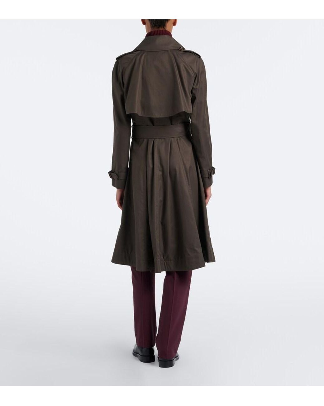 Burberry Brown Pembury Cotton Gabardine Trench Coat