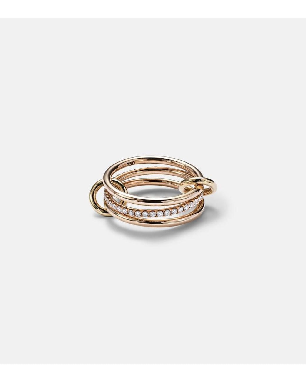Spinelli Kilcollin Pink Sonny 18Kt Rose And Diamond Ring