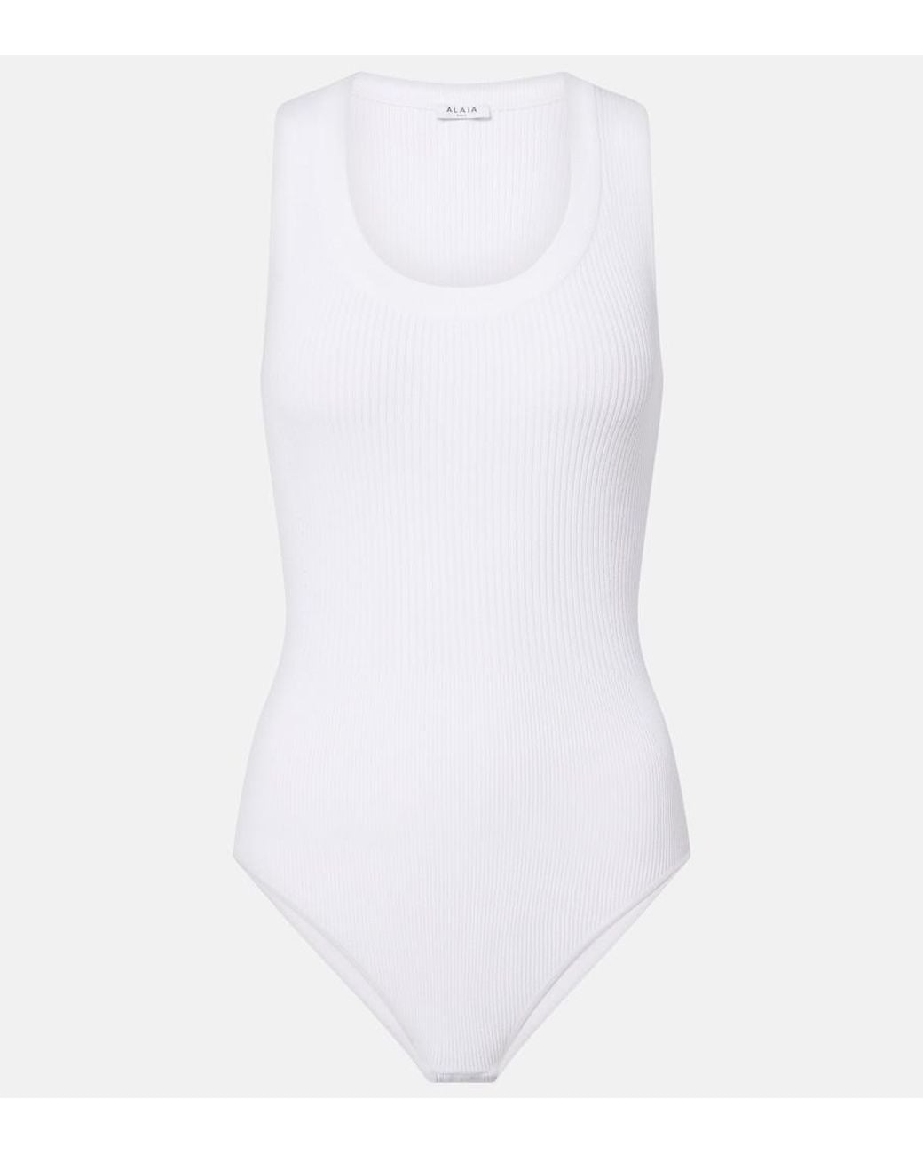 Alaïa White Tank Bodysuit