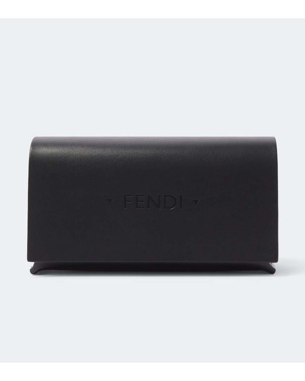 Fendi Black Five Sisters Navigator Sunglasses for men