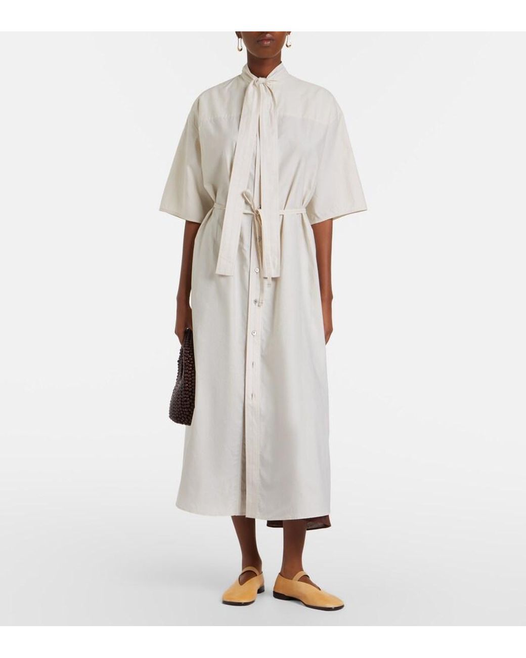 Lemaire Natural Glove Leather Ballet Flats