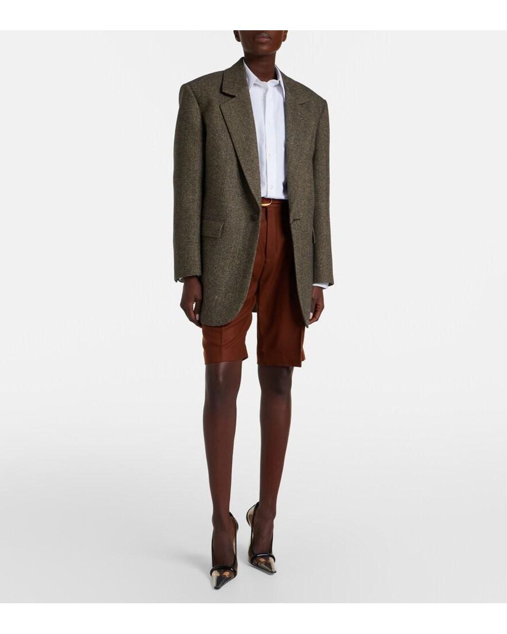 Saint Laurent White Cotton Poplin Shirt