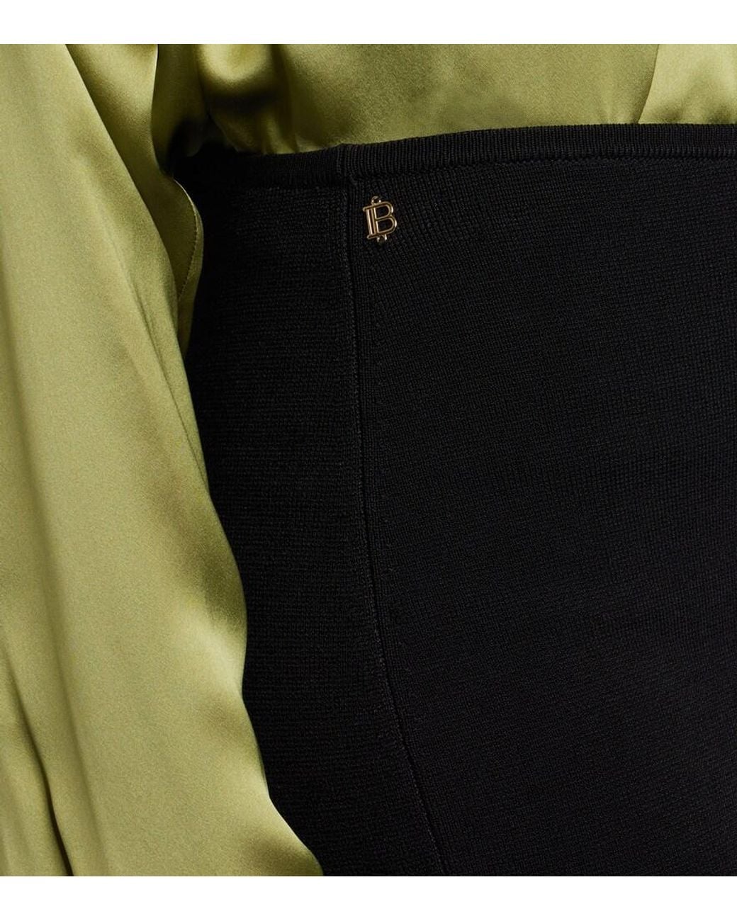 Balmain Black Knitted Leggings