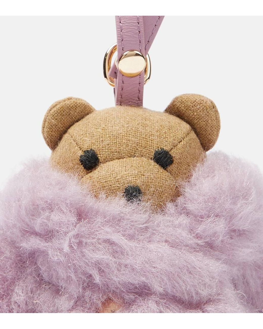 【Max Mara】 Myteak Bear bag charm Teak teddy bag charm in red - Max Mara | Mytheresa