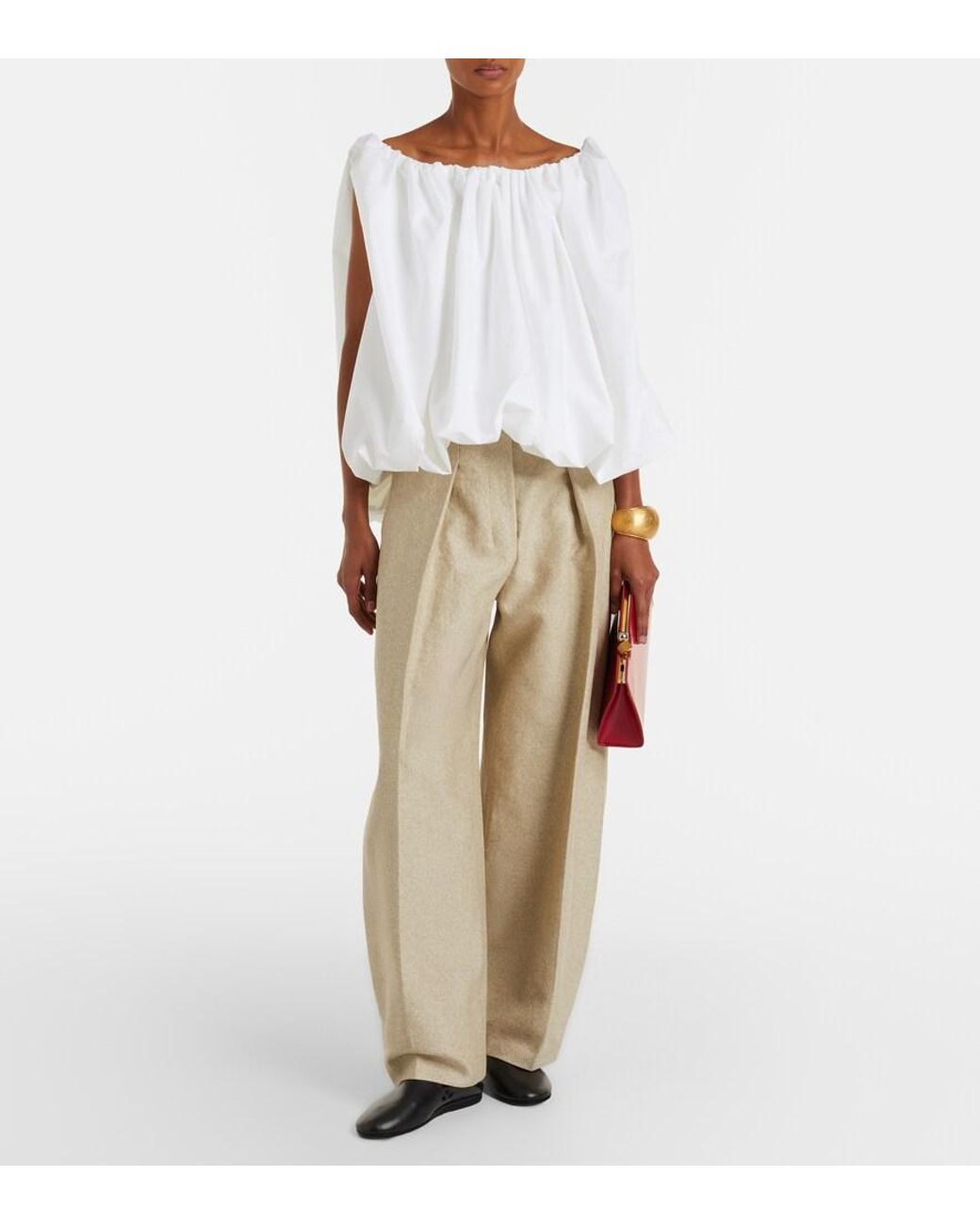 Jacquemus Black Slip-Ons Aus Leder