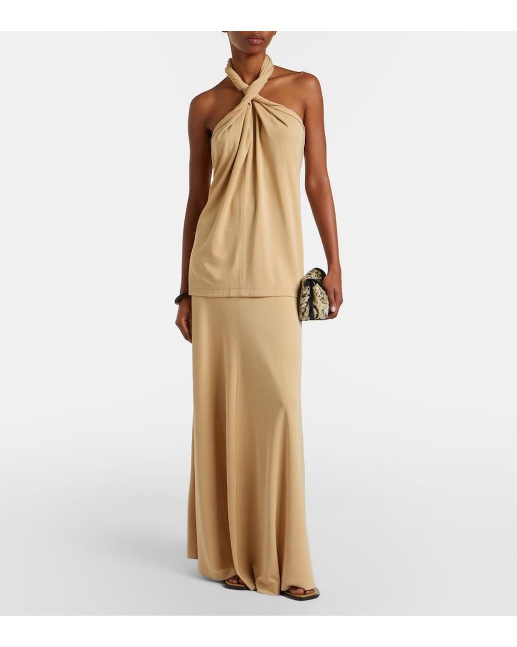Totême  Natural Jersey Maxi Skirt
