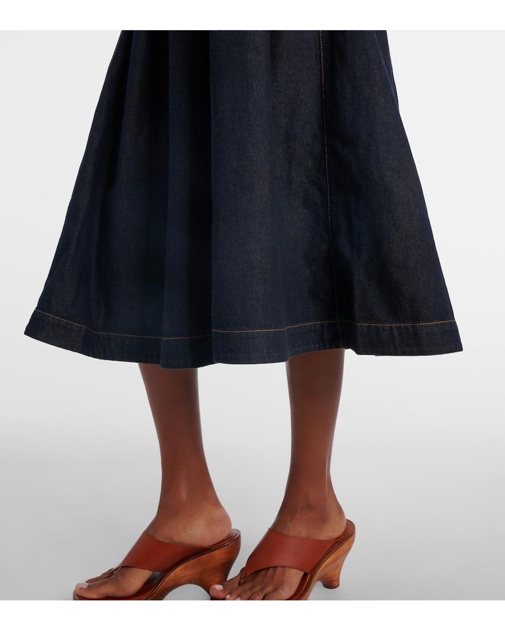 Zimmermann Blue Denim Midi Dress