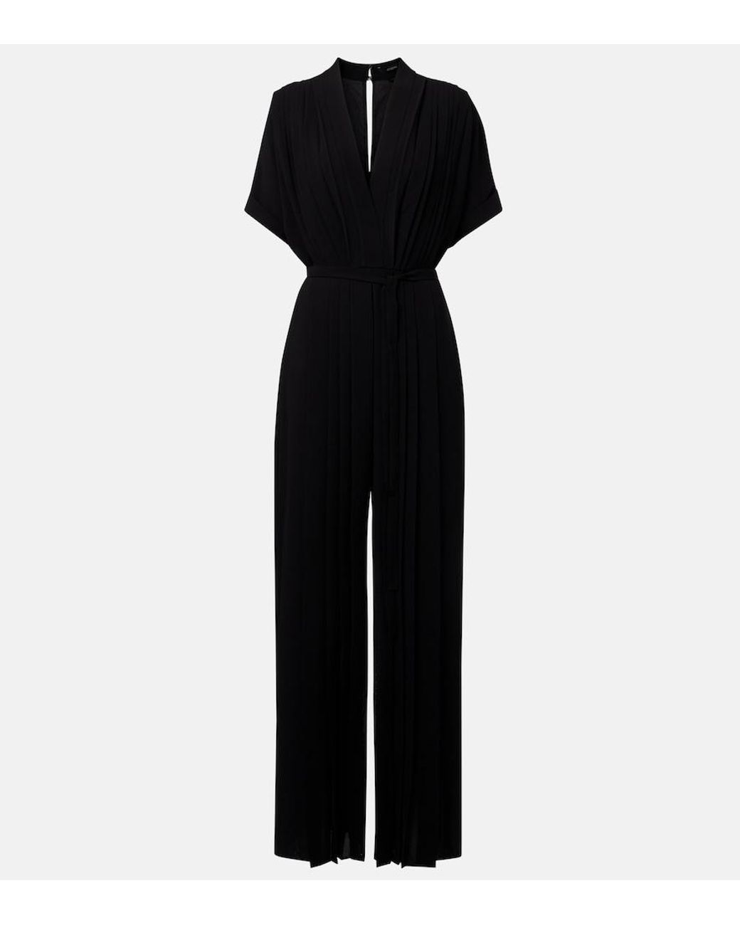 Joseph Black Sofia Plisse Jumpsuit