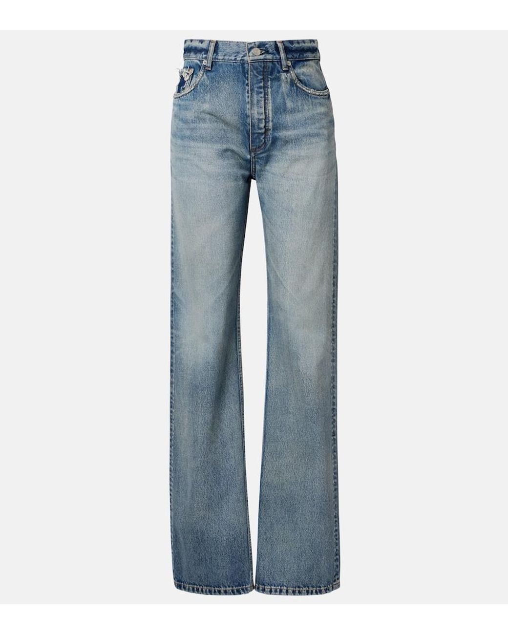 Alaïa Blue Straight Jeans