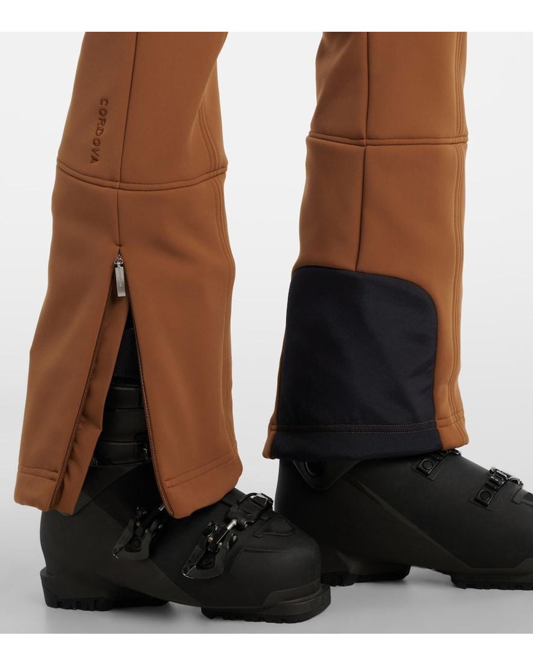 CORDOVA Brown Ajax Quilted Down Ski Suit