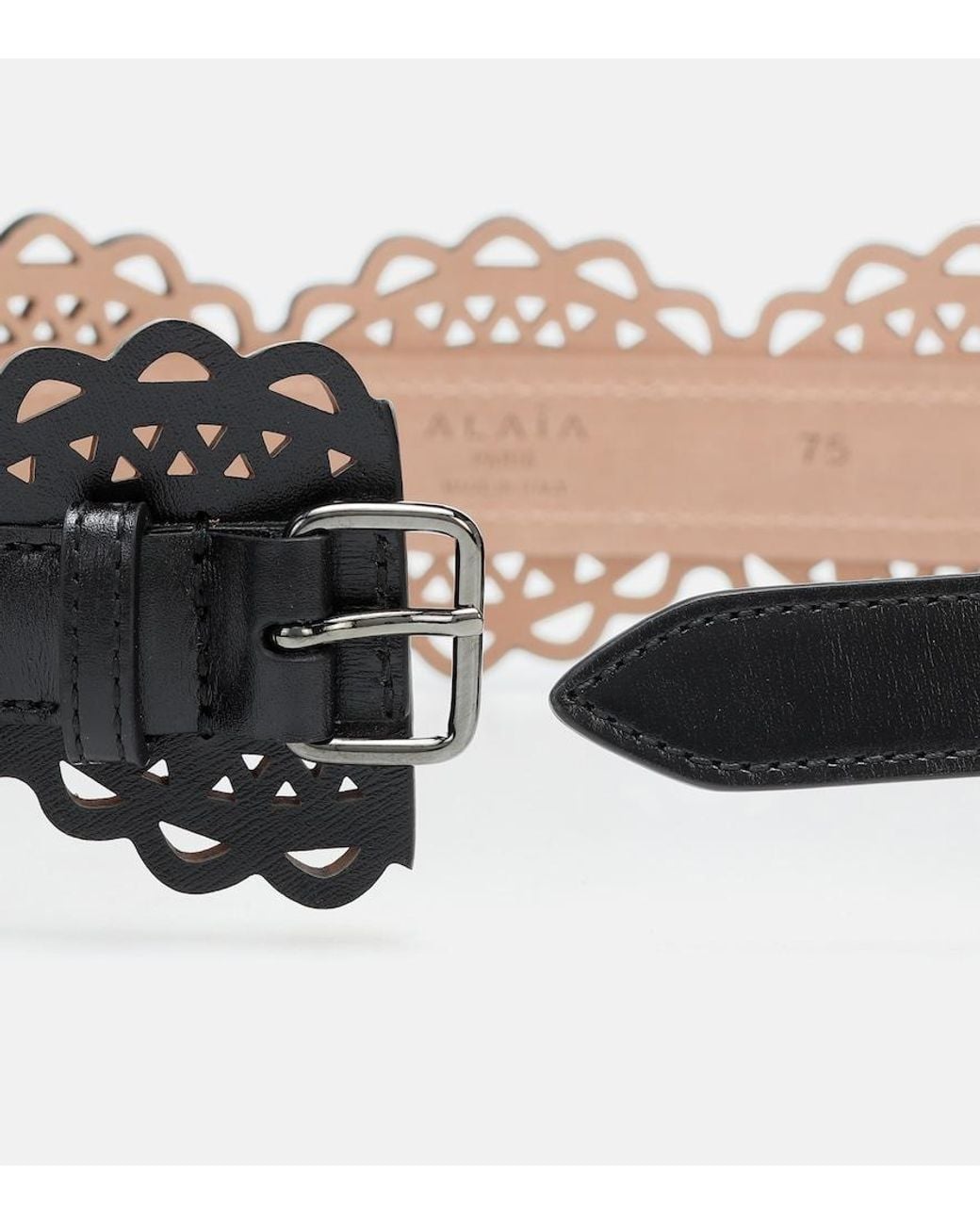 Alaïa Black Bustier Belt