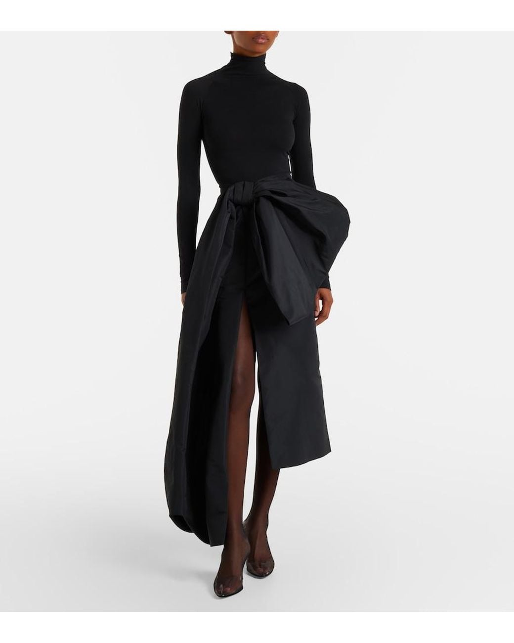 Herbert Levine Gray Sheer Perfection Mesh Over-The-Knee Boots
