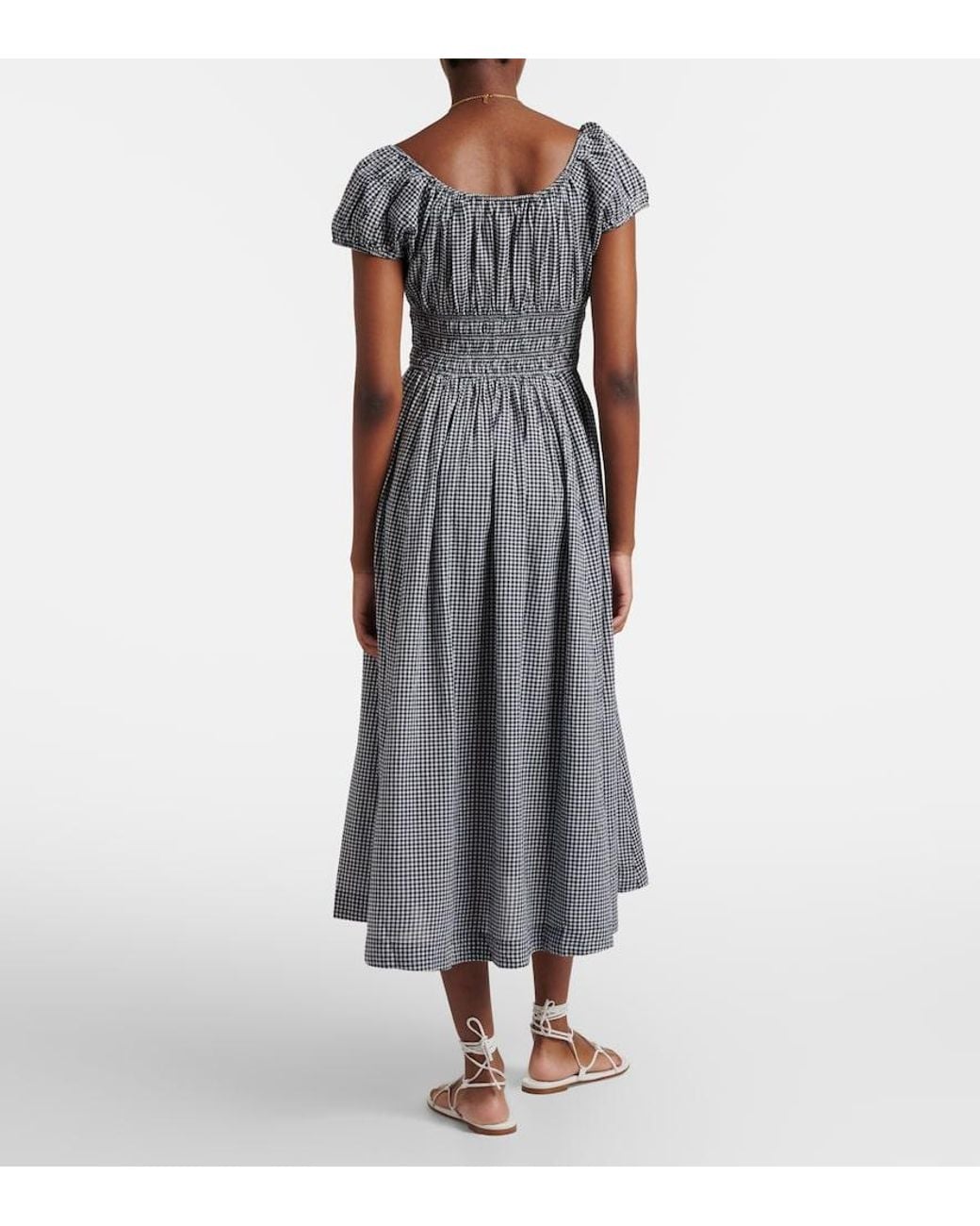 Doen Gray Midikleid Quinley Aus Baumwolle