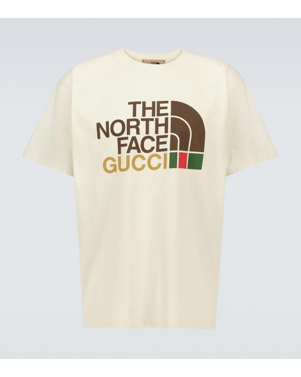 Gucci The North Face X Cotton T-shirt in White for Men | Lyst