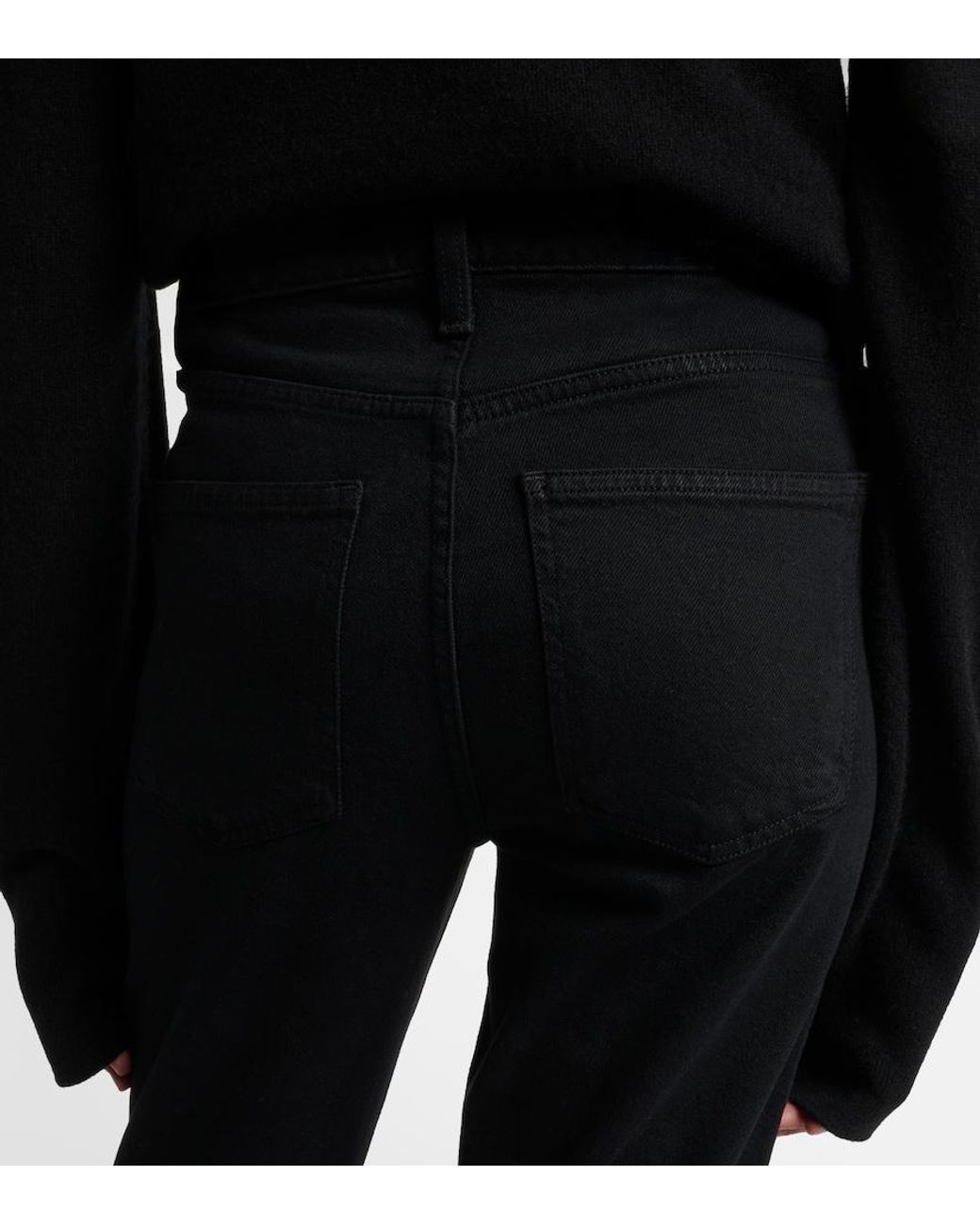 Agolde Blue Ingram Split High-Rise Waist Skinny Jeans