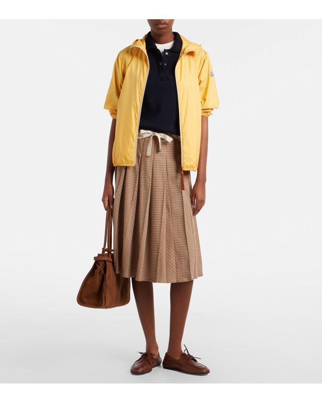 Moncler Yellow Fegeos Technical Jacket