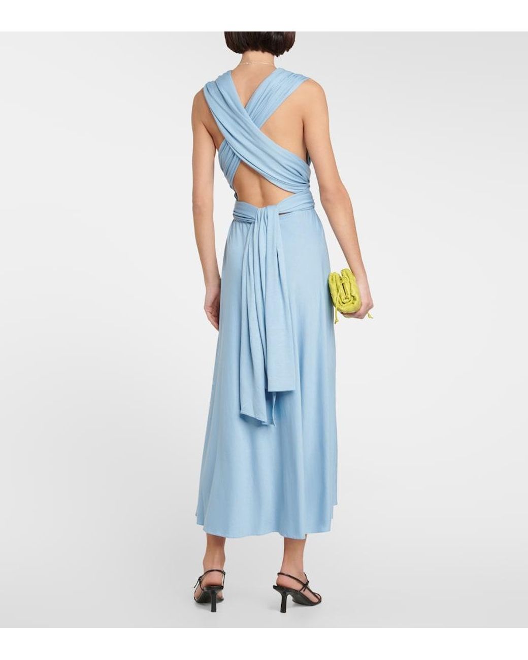 Polo Ralph Lauren Blue Jersey Maxi Dress