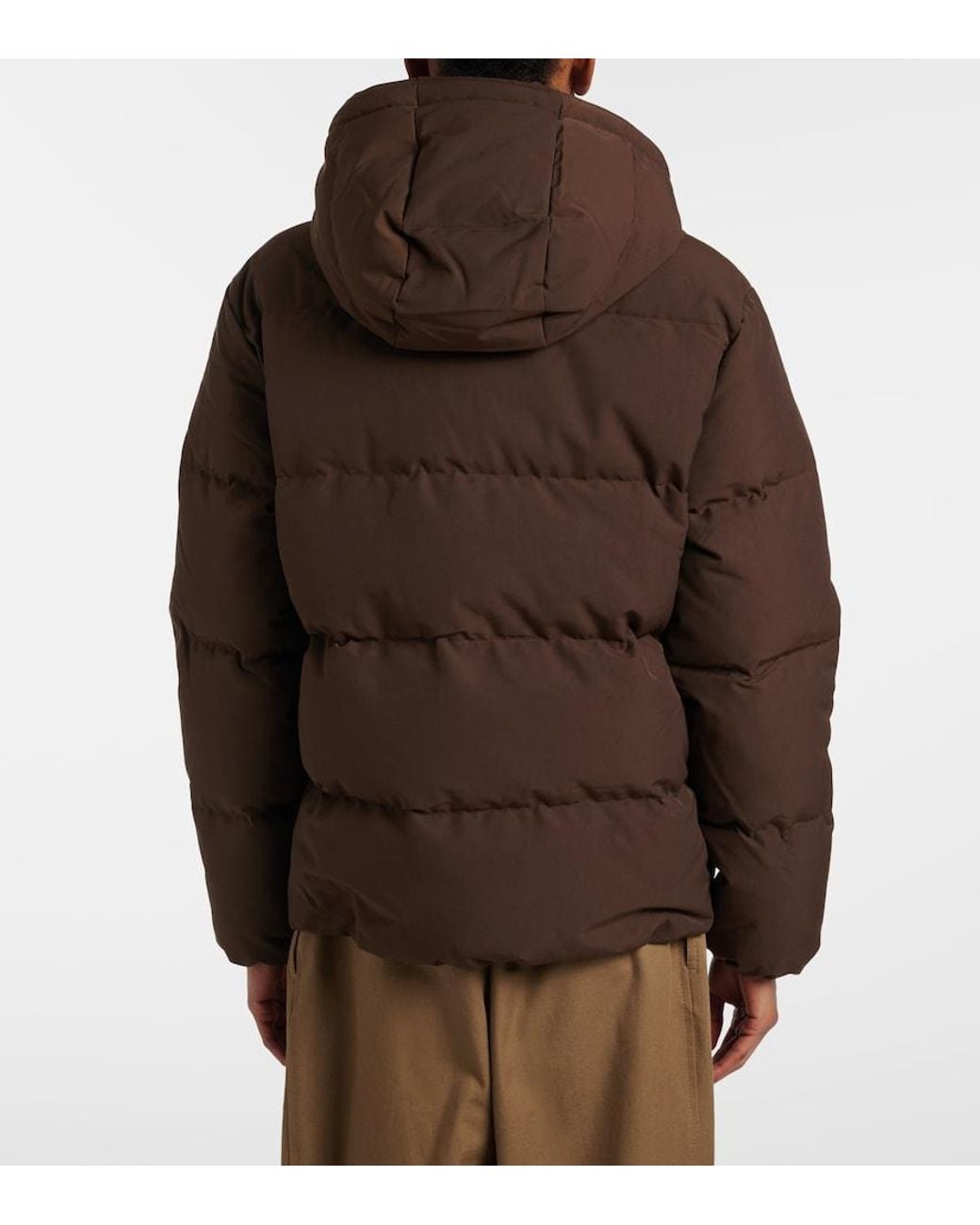 Polo Ralph Lauren Brown Logo Quilted Down Jacket