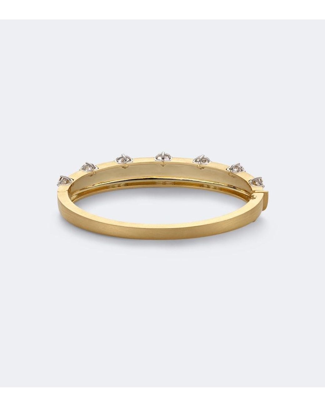 Nikos Koulis White Me 18Kt Bangle With Diamonds