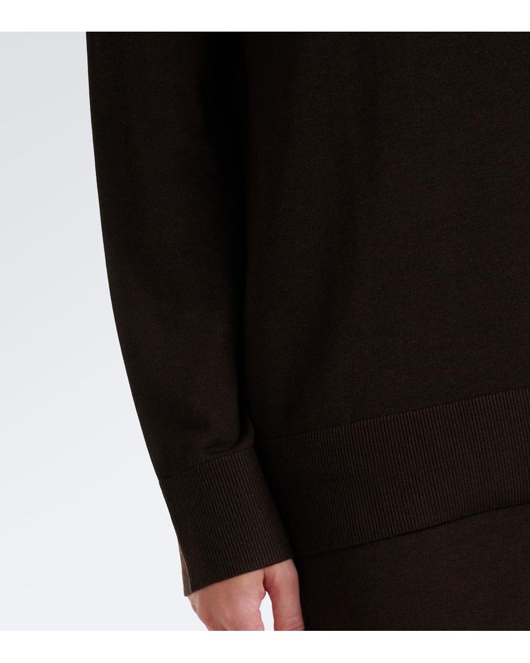 Totême Black Oversized Sweater