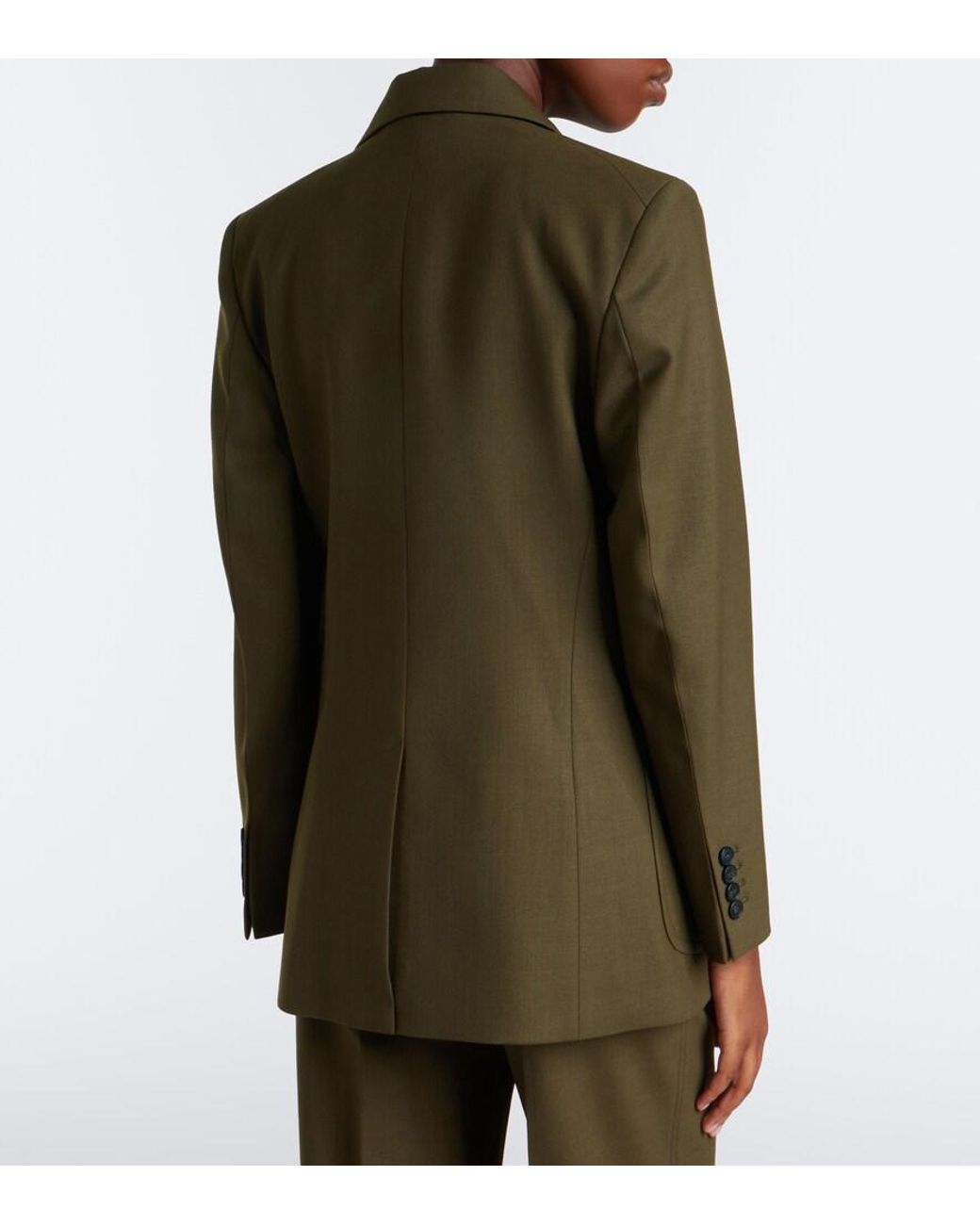 Victoria Beckham Green Katherine Blazer
